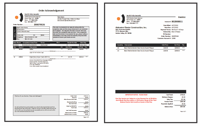 BizWizard Order Manager Point of Sale BackOffice Software Invoice and Order Receipt Sample Printout Screenshot Thumbnail